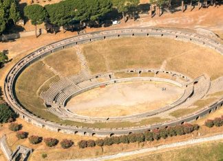 Descoperiti cel mai vechi amfiteatru din piatra din Roma, pastrat la Pompei