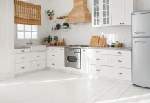 Culoarea alba in bucatarie: idee buna sau rea?